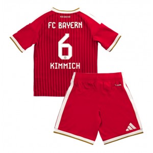 Bayern Munich Joshua Kimmich #6 Jalkapallovaatteet Lasten Kotipeliasu 2026-27 Lyhythihainen (+ Lyhyet housut)